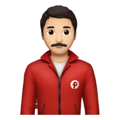 Tokyo in the la casa de papel TV show sticker