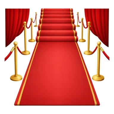 red carpet sticker