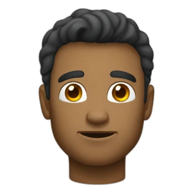 Emoji sin sentimientos y frío  sticker