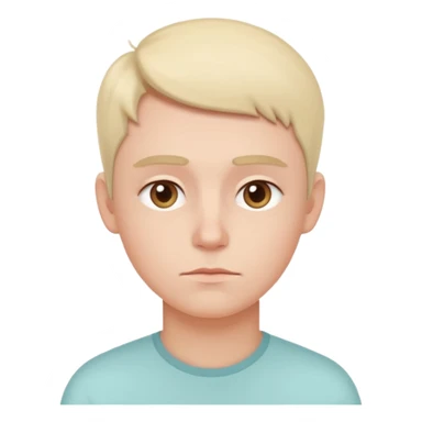 minimal flat emoji with mild tension,
slightly raised eyebrows,
thoughtful expression,
balanced emotion,
soft pastel tones,
modern health tracking app style,
transparent background,
vector illustration
 sticker