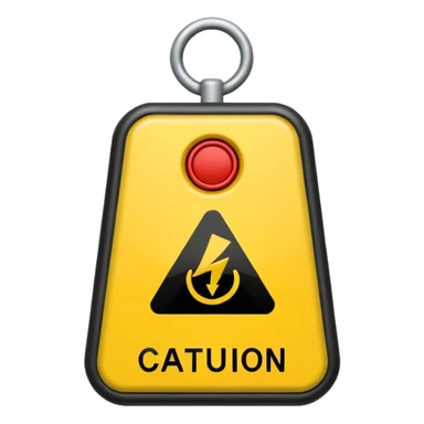 Fallprotection alarm emoji sticker