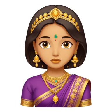 Honey and girl in saree  sticker
