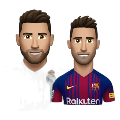 Cr7 sur messi sticker