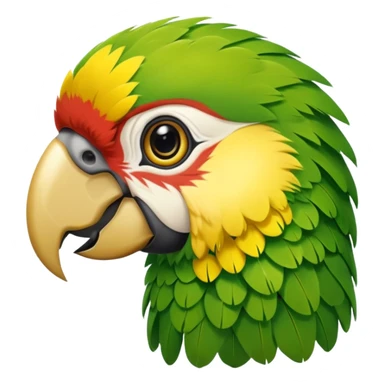 Perroquet qui est de face  sticker