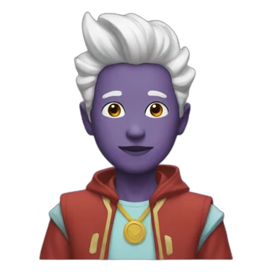 boy whis candys sticker