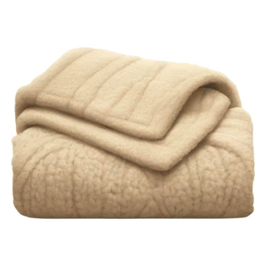 Beige cozy blanket sticker