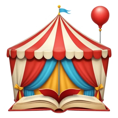 circus book sticker
