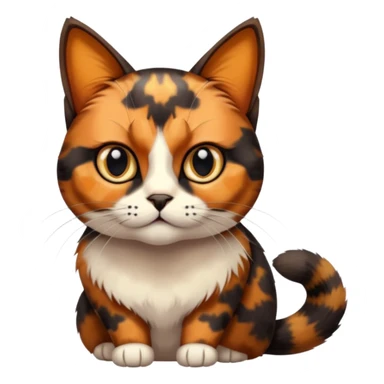 Tortoiseshell cat sticker