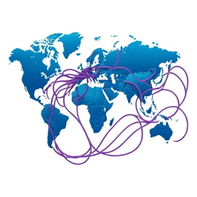 spread of fake news around the world sticker