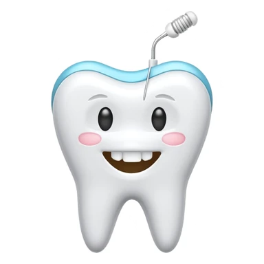 dental floss pick sticker