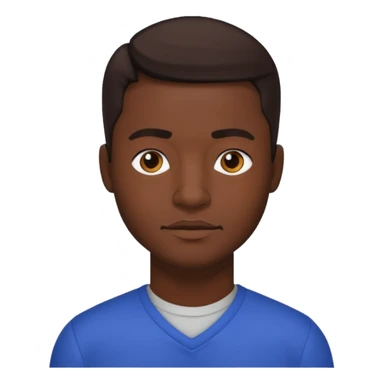 Carl Anthony Payne II with dark brown hair sticker