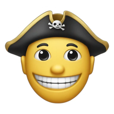 pirate Smiling Face With Heart-Eyes sticker