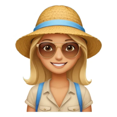 girly travel sticker