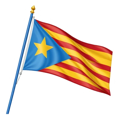 Estelada catalana sticker
