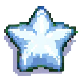 metallic star sticker