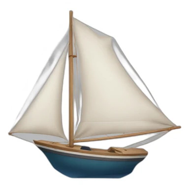 un barco de vela sticker