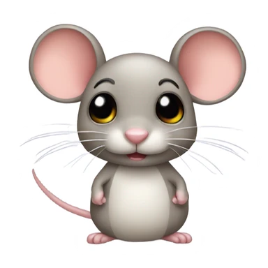 Mouse with a bow sticker