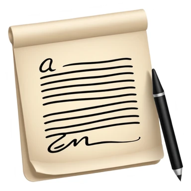 Crée un emoji de signature manuscrite . sticker