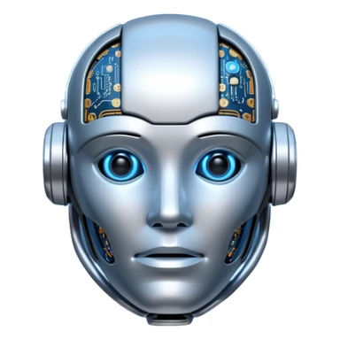 I need an emoji for Slack that ilustrates Artificial Intelligence (AI) si I can flag/tag pull requests and messages that are generated with AI for colleagues to know that they need to pay attention !
What is most descriptive for AI pull request ?

Make it animated and as large as possible  sticker