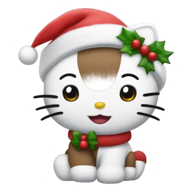 Christmas hello kitty  sticker