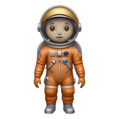 sparrow bird with astronaut suit sticker