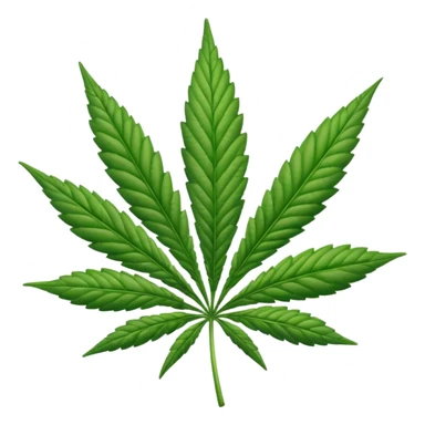 Hoja de la marihuana emoji sticker
