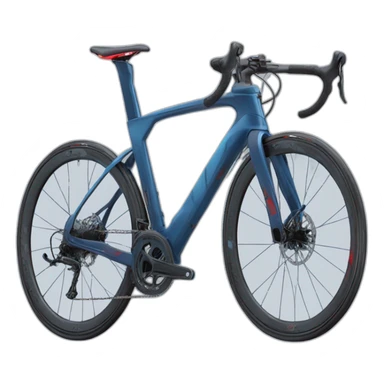 Light Blue fade to dark Blue trek Flash with red letzering sticker