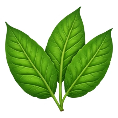 Tobacco leaf sticker