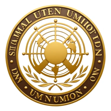 model united nations logo with text that reads : SEAMUN sticker