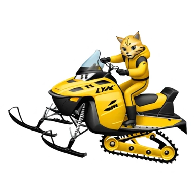 Lynx brand snowmoblie wheelies sticker