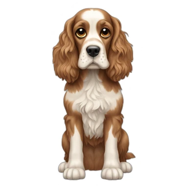 Dog-english-cocker-spaniel-full-body sticker