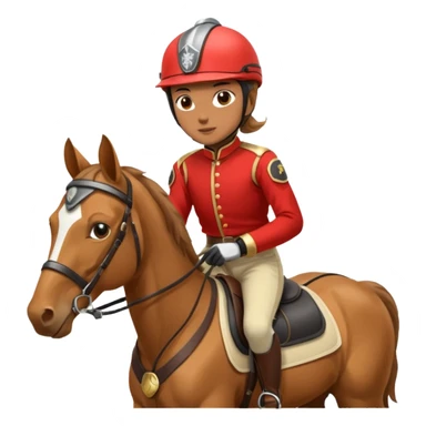 elite horse in endurance with a rider on it sticker
