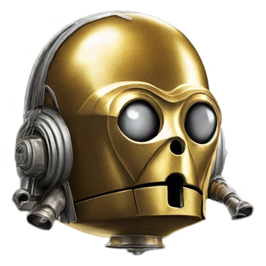 1972  C-3PO Volkswagen tarnished from space sticker