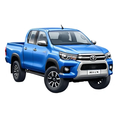 Toyota Hilux - Toyota (Model Year: 2021) (Iconic colour: Blue) sticker