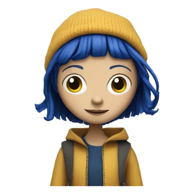 coraline doll sticker