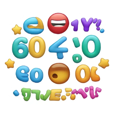 100 emoji but instead of 100, it says 60 sticker