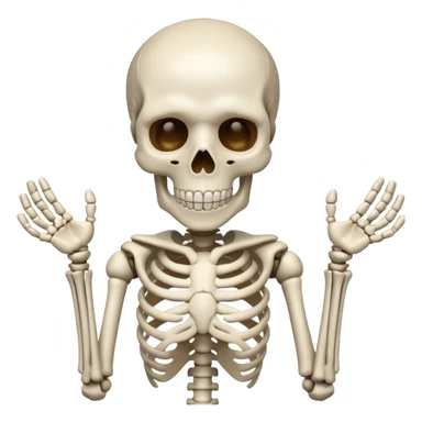 Gojo skeleton sticker