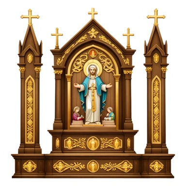 Catholic Church altar sticker