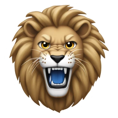 Detroit Lions roaring sticker