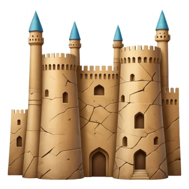 samarkand city walls, no frame sticker