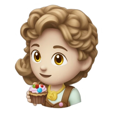 Une glace italienne jour manette jeu sticker