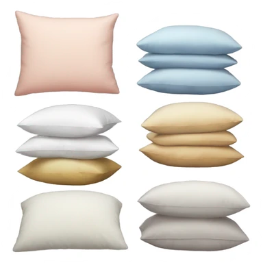 aesthetic pillow stack sticker