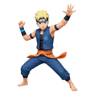 Naruto mach rasengan sticker