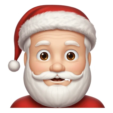 Papai noel rosto  sticker