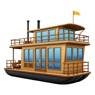 Housboat luxury sticker