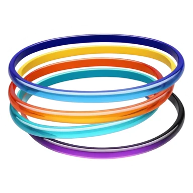   Colourfull Slim Glass Bangles set sticker