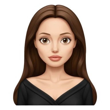 Angelina Jolie up to the waist sticker