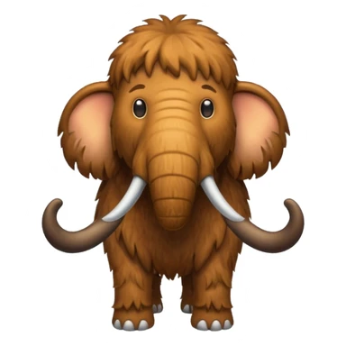 a brown Mammoth sticker