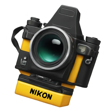 nikon film camera sticker