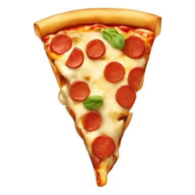 Poutine qui mange une pizza sticker